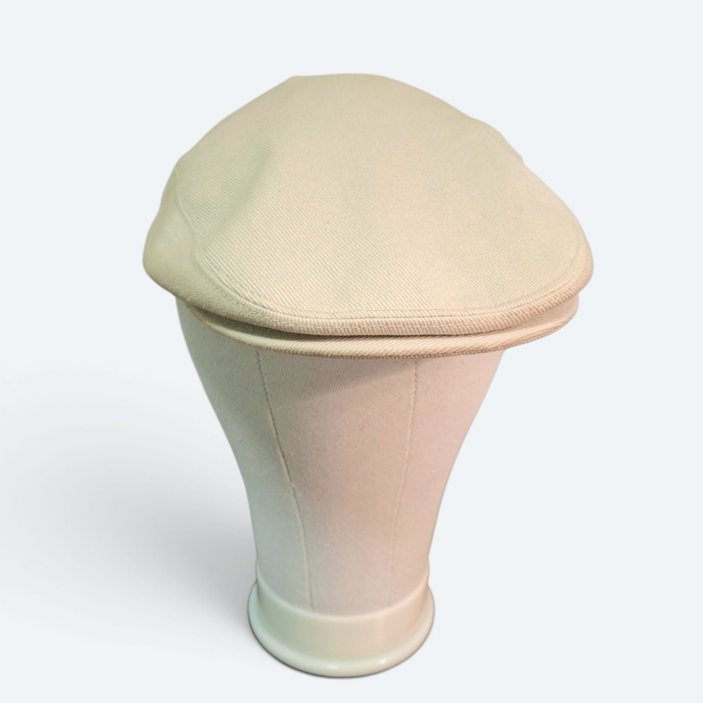 Jaxon Hat Classic Cotton Ivy Newsboy Cap Men's Medium In Ivory